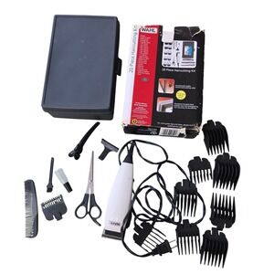 Wahl 20 Piece Haircutting Kit Model NAC Corded Clipper Set with Storage Case Z1